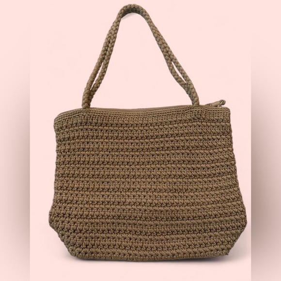 The Sak Brown Woven Tote Bag - Picture 1 of 4
